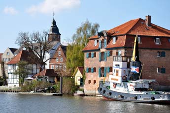 Historic town of Glückstadt – A view of the town