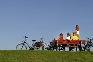 radfahrer-familie radfahrer-familie