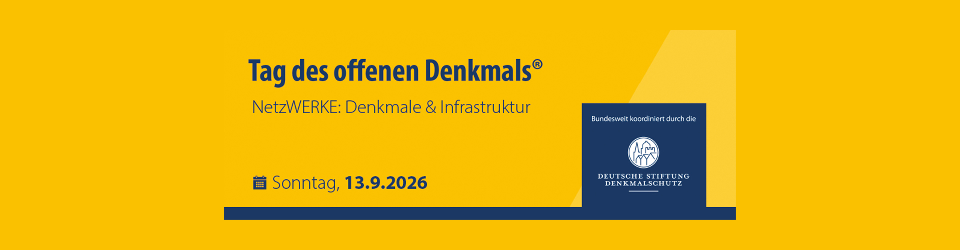 Tag des offenen Denkmals Header