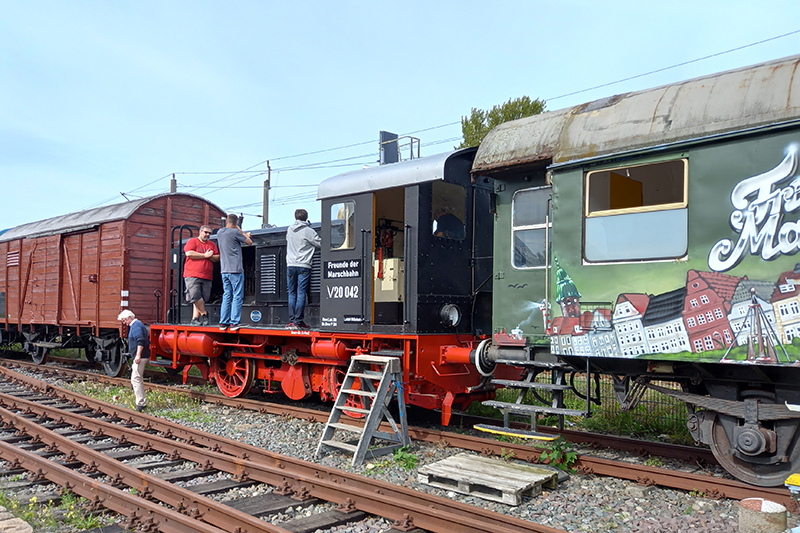 Museumszug © Freunde der Marschbahn Museumszug © Freunde der Marschbahn